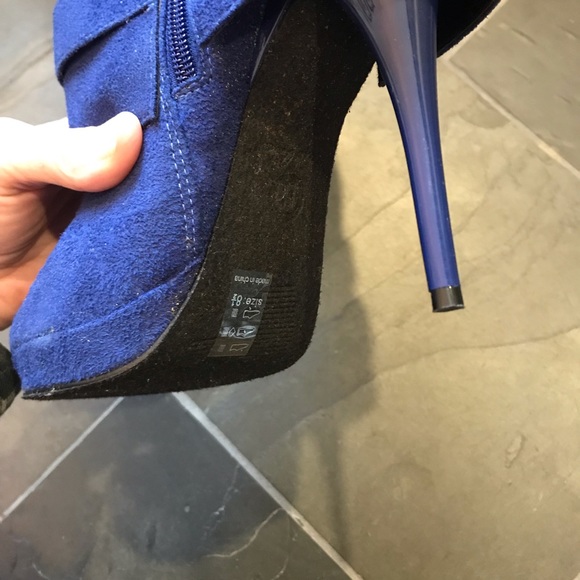 Royal Blue Balmain Inspired Boots - Picture 3 of 3